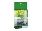 Laveta microfibre TurtleWax X5344TD, cu doua fete pentru sters geamuri AutoDrive ProParts