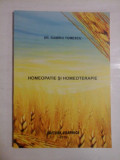 HOMEOPATIE SI HOMEOTERAPIE - Ramiro TOMESCU