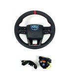 Cumpara ieftin Aproape nou: Volan din piele cu incalzire airbag si spira pentru Toyota Hilux GR