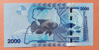 2000 Shillingi 2010 - Bancnota Uganda - 2000 Shillings - piesa SUPERBA - UNC foto