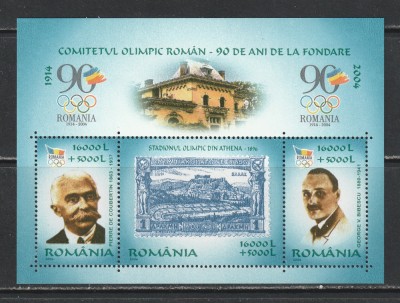 Romania 2004 - #1634 90 de Ani de la Infiintarea COR S/S 1v MNH foto