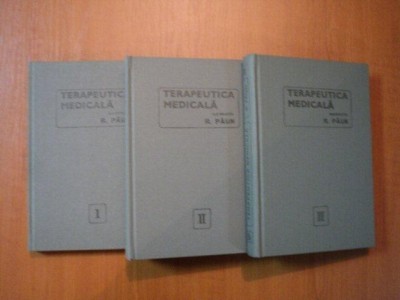TERAPEUTICA MEDICALA VOL. I - III de R. PAUN , Bucuresti 1982 foto