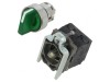 Comutator Rotativ 22mm Verde LED 230V 3NC 1NO