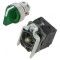 Comutator Rotativ 22mm Verde LED 230V 3NC 1NO