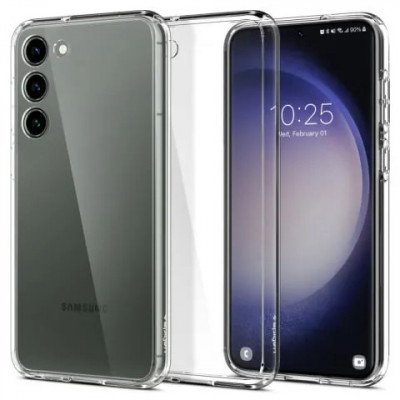 Husa antisoc Samsung Galaxy S23 Plus Spigen Ultra Hybrid Clear foto