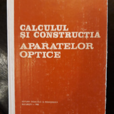 Calculul si constructia aparatelor optice- Petre Dodoc