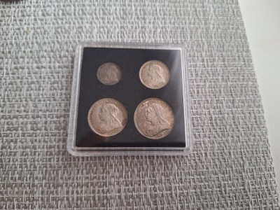 Maundy set 1901, argint foto