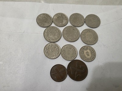 MONEDE ELVETIA 12 BUC foto