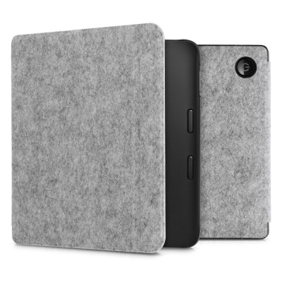 Husa pentru Tolino Vision 6, Textil, Gri, kwmobile, 56602.25 foto
