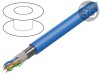 Cablu U/UTP Cat6a Cu LSZH Albastru 305m