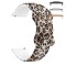 Curea silicon, compatibila Huawei Watch Fit 2, VD Very Dream&reg;, Quick Release, White Leopard