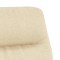 Scaun de relaxare, crem, material textil - 6