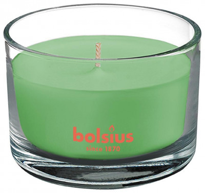 Lum&amp;acirc;nare bolsius Jar True Scents 63/90 mm, ceai verde foto