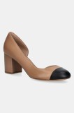 Geox Pantofi cu toc D VIRNILISA 65 culoarea maro, cu toc drept, D55YYB 0TUBC C0015