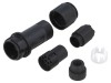 Conector Circular Mamă BULGIN PXP4011/10S/6570, 10 Pini, IP68, Fără Contacte, Serie Buccaneer 4000