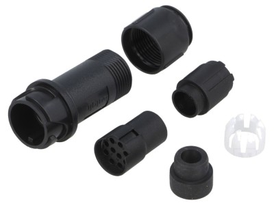 Conector circular mamă 10 pini, IP68 foto