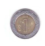 Moneda Mexic 1 peso 2018, stare foarte buna, curata