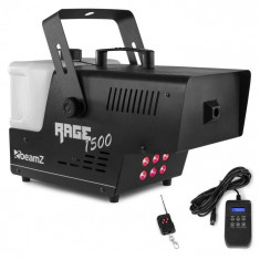 Beamz Rage 1500, LED, aparat de facut fum, 6 x 9 W RGB LED, 1500W, 350 m?/min., rezervor de 3,5 L foto