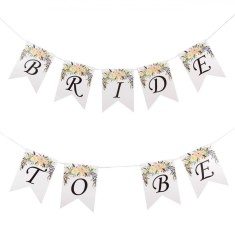 Ghirlandă Petrecere, Fun Hens, Bride to Be, Lungime 3m, Culori Multicolor