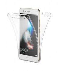 Husa Fata + Spate Transparent TPU Samsung Galaxy S10 Plus, S10+ SM G975F foto