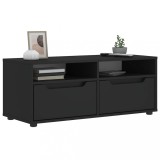 vidaXL Dulap TV &bdquo;VISNES&rdquo; Negru 100x40x38 cm lemn prelucrat