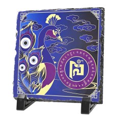 Placheta (placa) pentru protectia averii cu paun 2025