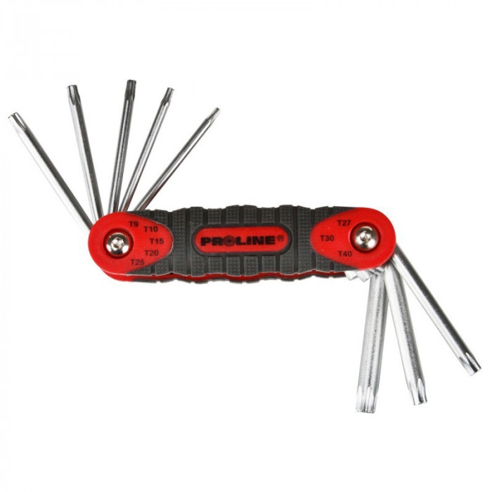 SET CHEI NEGATIVE CR-VA TORX CU MANER T9-T40 - 8P.