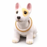 Ornament auto interior caine care da din cap - Bull Terrier