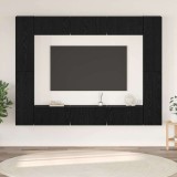 Cumpara ieftin Set comodă TV 10 pcs Stejar negru Mediu 30.5 x 30 x 90 cm