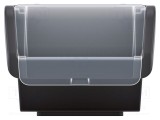 Container KISTENBERG cuvă neagră cu blocare cu clichet 490x298x210mm