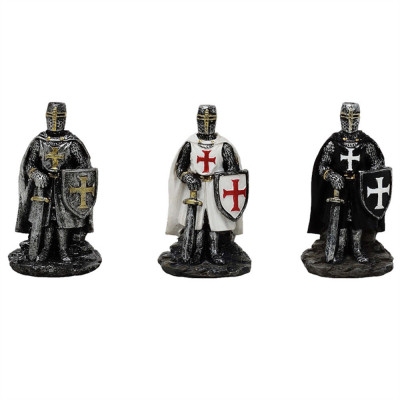 Figurina Cavaler Medieval 4.6 cm foto