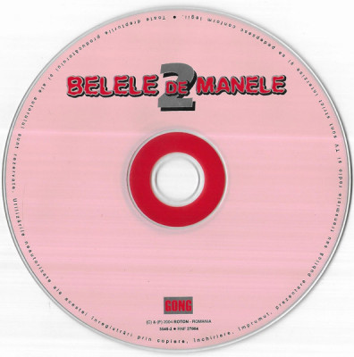 CD Belele De Manele 2, fără coperți foto