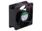 Ventilator axial DC 12V 60x60x25mm 32.79m&sup3;/h 30dBA cu bilă