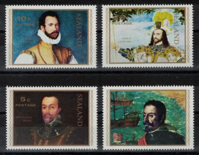SEALAND 2002 - Mari navigatori /serie completa MNH foto