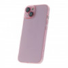 Husa Silicon Ultra Slim, Color, 1,5 mm, Apple iPhone 14, Roz, Bulk