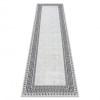 Covor, traversa ALLURE 1960 Cheie greacă, cadru - Structural, elegant, glamour alb / gri, 80x200 cm