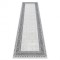 Covor, traversa ALLURE 1960 Cheie greacă, cadru - Structural, elegant, glamour alb / gri, 80x200 cm