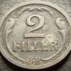 Moneda istorica 2 FILLERI / FILLER - UNGARIA, anul 1944 * cod 2987