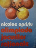Olimpiada jocurilor rationale - Nicolae Oprisiu