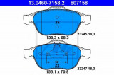 Set placute frana,frana disc RENAULT LAGUNA II Grandtour (KG0/1) (2001 - 2016) ATE 13.0460-7158.2