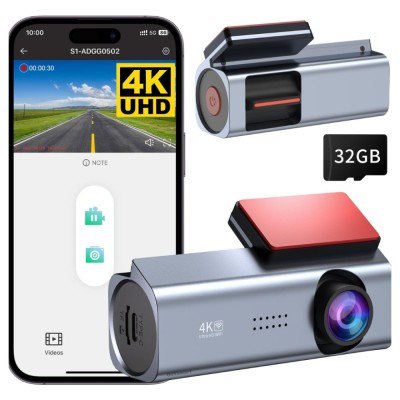 Camera de bord auto DVR OnXsmart&amp;reg;, 4k 2160P UHD, WDR, 170&amp;deg;, NIGHT VISION foto
