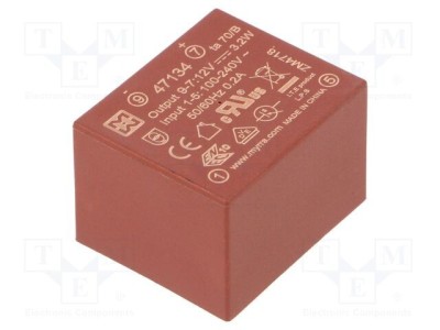 Convertor AC/DC MYRRA 3,2W 12VDC 85-265VAC 120-370VDC foto