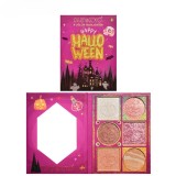 Paleta iluminatoare, flippy, 6 nuante, halloween, culori calde, dreptunghiulara, 160g, valabilitate 24 luni, 17.4x11.5x1.3 cm, varianta a, nude-rose