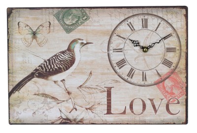 Ceas retro cu pasarele DQ035 foto