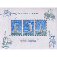 Monaco 1985 - Cursa de navigație Monaco-New York, bloc neuzat