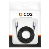 Cablu Co2 Usb-C &Icirc;ncărcare Rapidă Thunderbolt 3 20Gbps 100W Usb Tip C 4K 2M