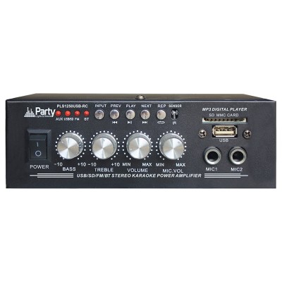 Amplificator Party pentru Karaoke, 2 x 25 W, Bluetooth, telecomanda foto