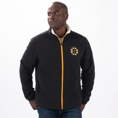 Boston Bruins geacă de bărbați Counter Sherpa Jacket - XL foto