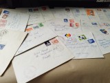 Bnk fil Romania lot 100 plicuri circulate intern
