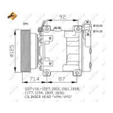 Compresor climatizare Dacia Duster, Logan (Ls), Mcv (Ks), Pick-Up (Us), Sandero; Renault Clio 2 (Bb0/1/2, Cb0/1/2), Logan 1 (Ls) Nrf 32742